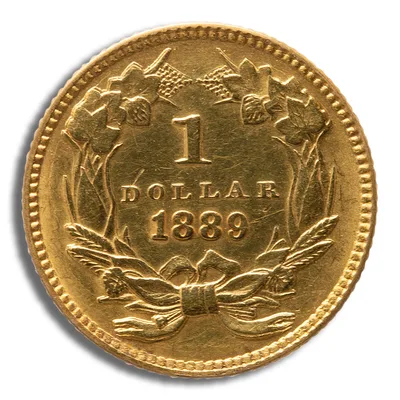 <body> Gold Indian Type 3 - Cleaned/Low Grade — reverse view