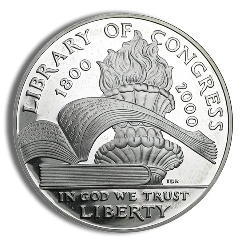 2000-P <body> Library of Congress Silver Commem - BU — Silver bullion from Standard Bullion