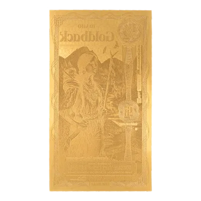 Idaho 1/2 Goldback — reverse view