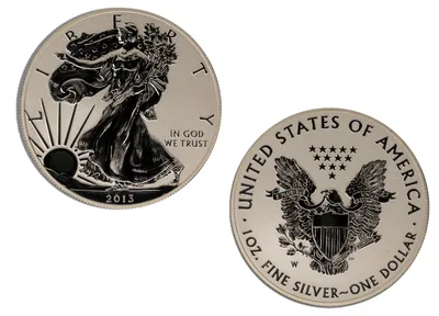 2013 American Eagle West Point Two-Coin Silver Set w/ Box & COA — packaging view