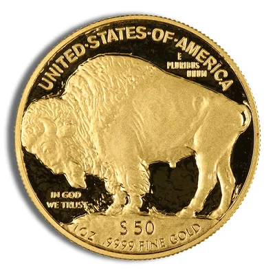 2007-W 1 oz Proof Gold Buffalo (w/Box & COA) — packaging view