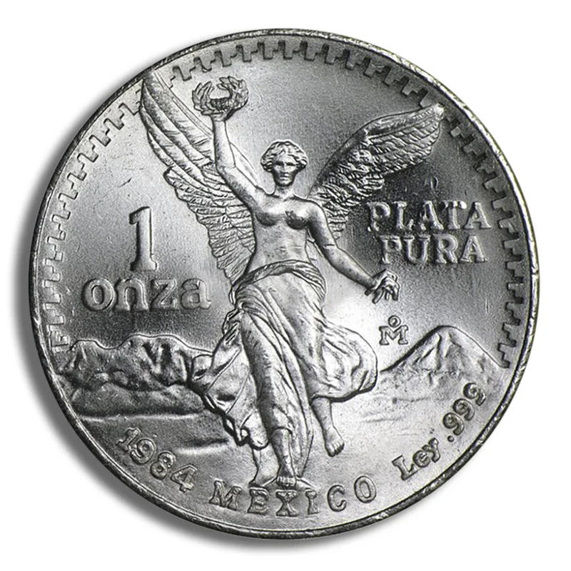 1984 1 oz Silver Mexican Libertad - BU — Silver bullion from Standard Bullion