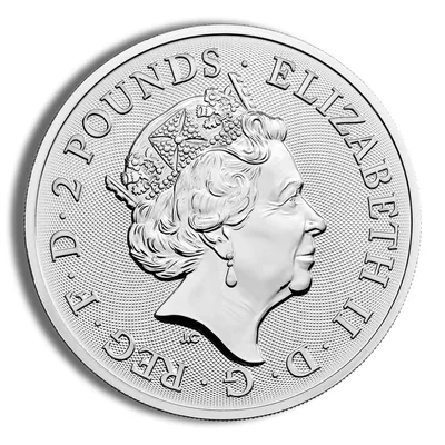 2021 1 oz Silver Great Britain Robin Hood BU — reverse view