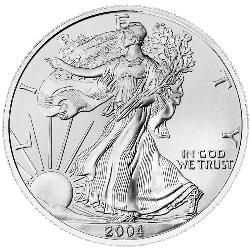 2004 Silver American Eagle - BU - Sealed Box — Silver bullion from Standard Bullion