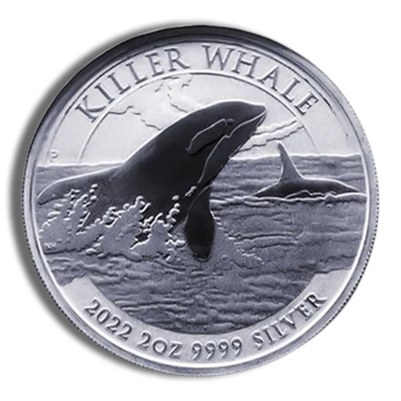 2022 2 oz Australian Killer Whale Silver Coin — Silver bullion from Standard Bullion