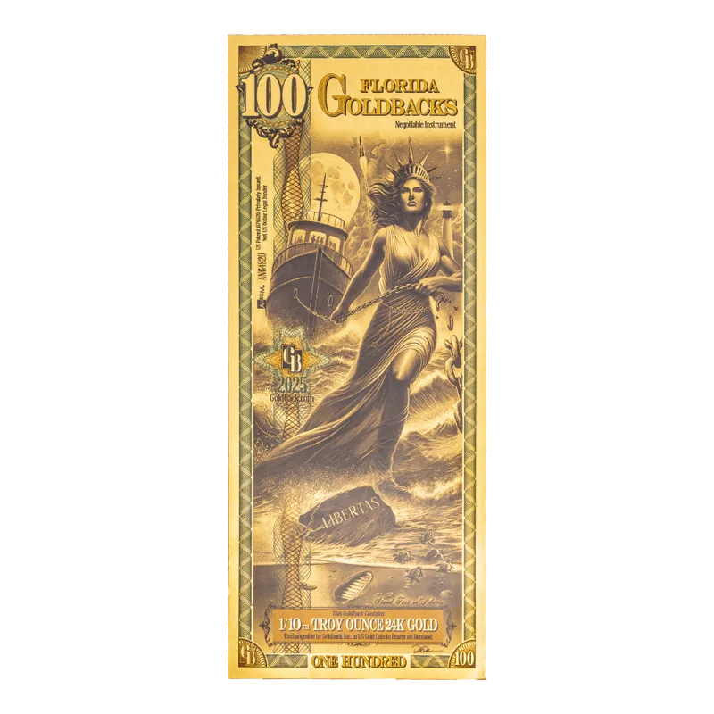 Florida 100 Goldback — Gold bullion from Standard Bullion