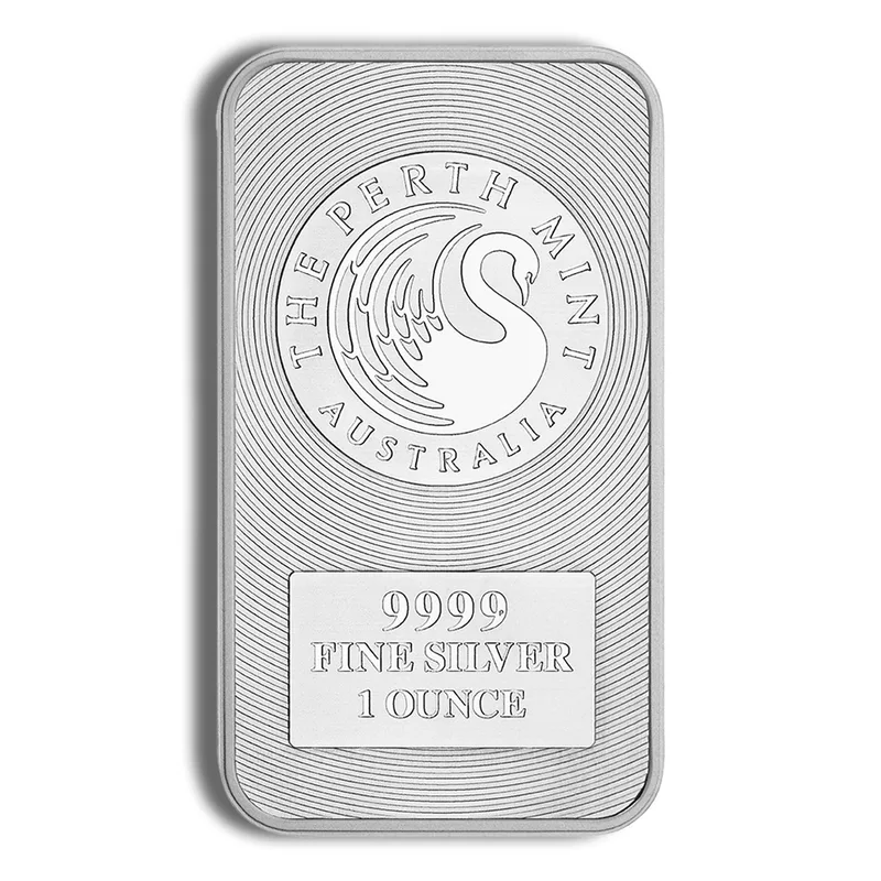 1 oz Silver Bar - Perth Mint - Kangaroo — Silver bullion from Standard Bullion