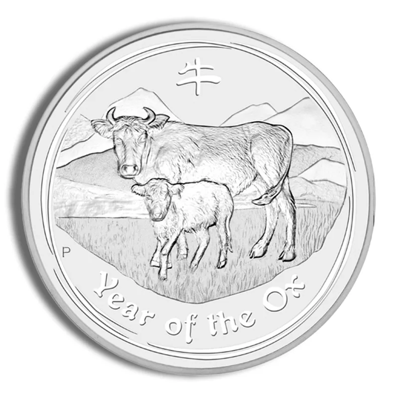 2009 1/2 oz Australia Silver Lunar Ox BU - Series II — Silver bullion from Standard Bullion