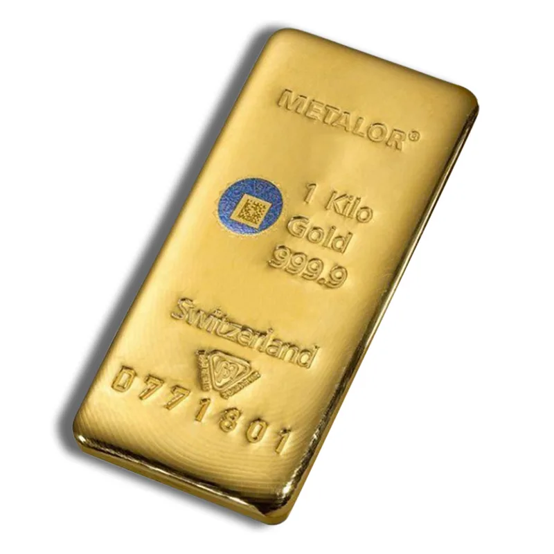 1 Kilo Gold Bar - Metalor — Gold bullion from Standard Bullion