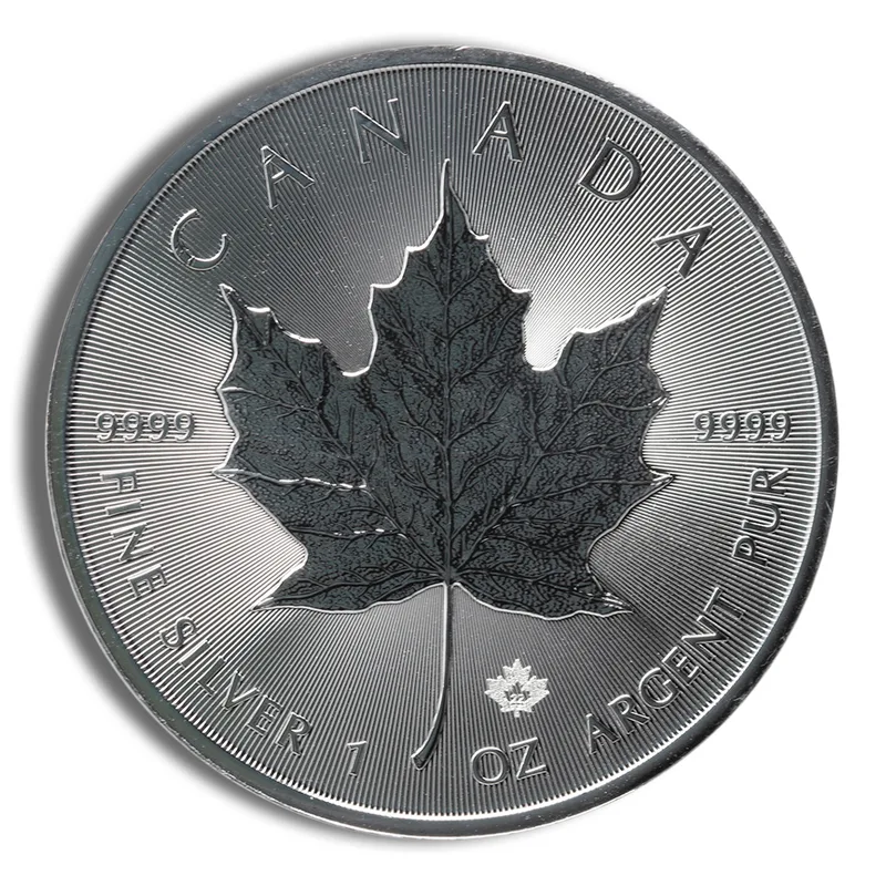 1 oz Canadian Silver Maple Leaf (Imperfect) — Silver bullion from Standard Bullion