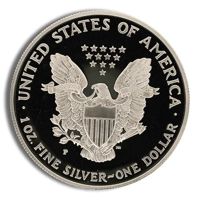 1995-P Proof Silver Eagle with Box & COA — packaging view