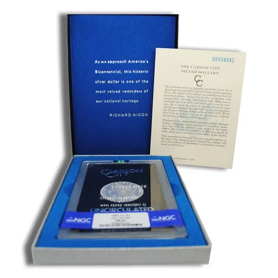 1885-CC GSA Morgan Dollar - NGC MS63 — packaging view
