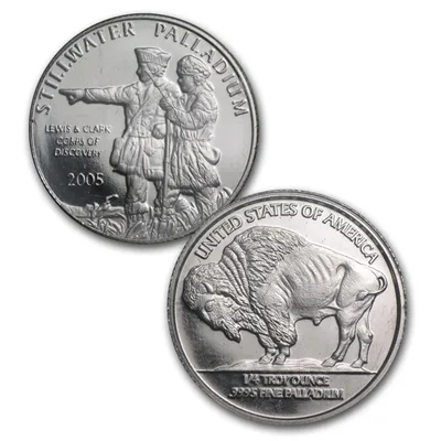1/4 oz Palladium Various Coin/Round - .999+ — Palladium bullion from Standard Bullion