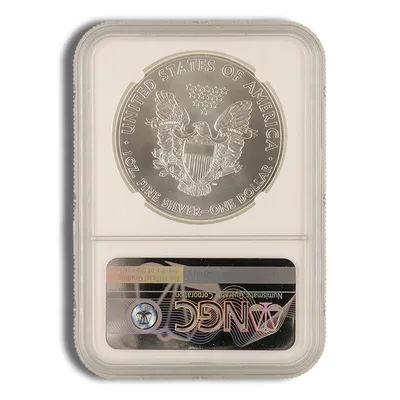 2015 Silver Eagle NGC MS70 Early Releases — reverse view