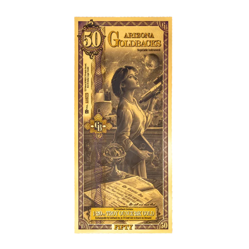 Arizona 50 Goldback — Gold bullion from Standard Bullion