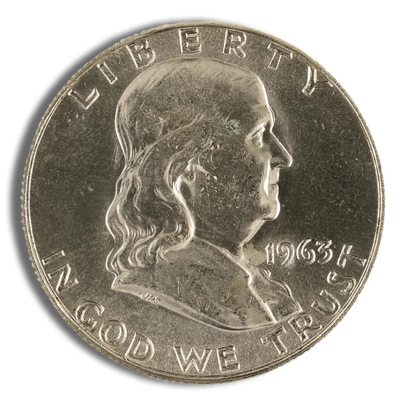 <body> FV 90% Silver Franklin Half Dollars - AU — Silver bullion from Standard Bullion