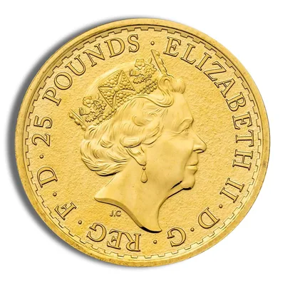 2017 1/4 oz Great Britain Lunar Gold Coin - Rooster — reverse view