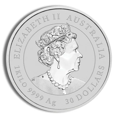2020 Kilo Australia Silver Lunar Mouse BU - Series III — reverse view