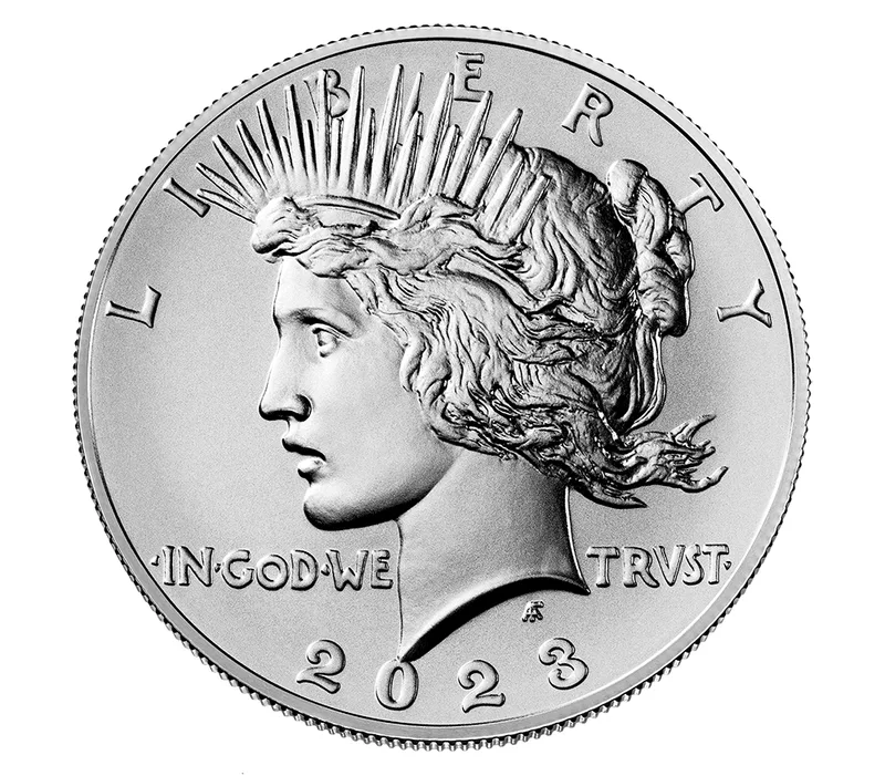 2023-P Peace Silver Dollar w/Box & COA — Silver bullion from Standard Bullion