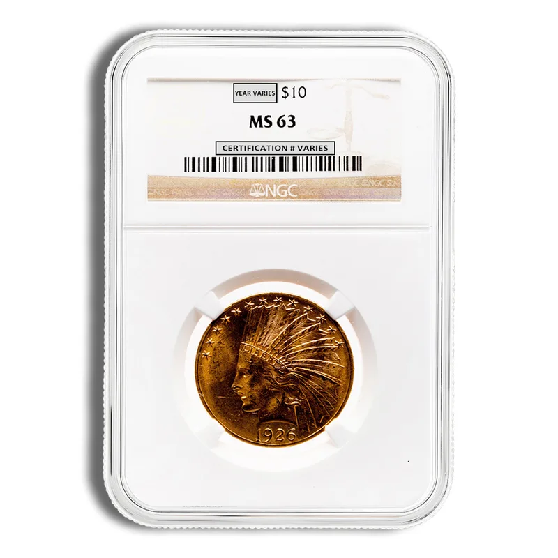 <body>0 Gold Indian Eagle - NGC MS63 — Gold bullion from Standard Bullion