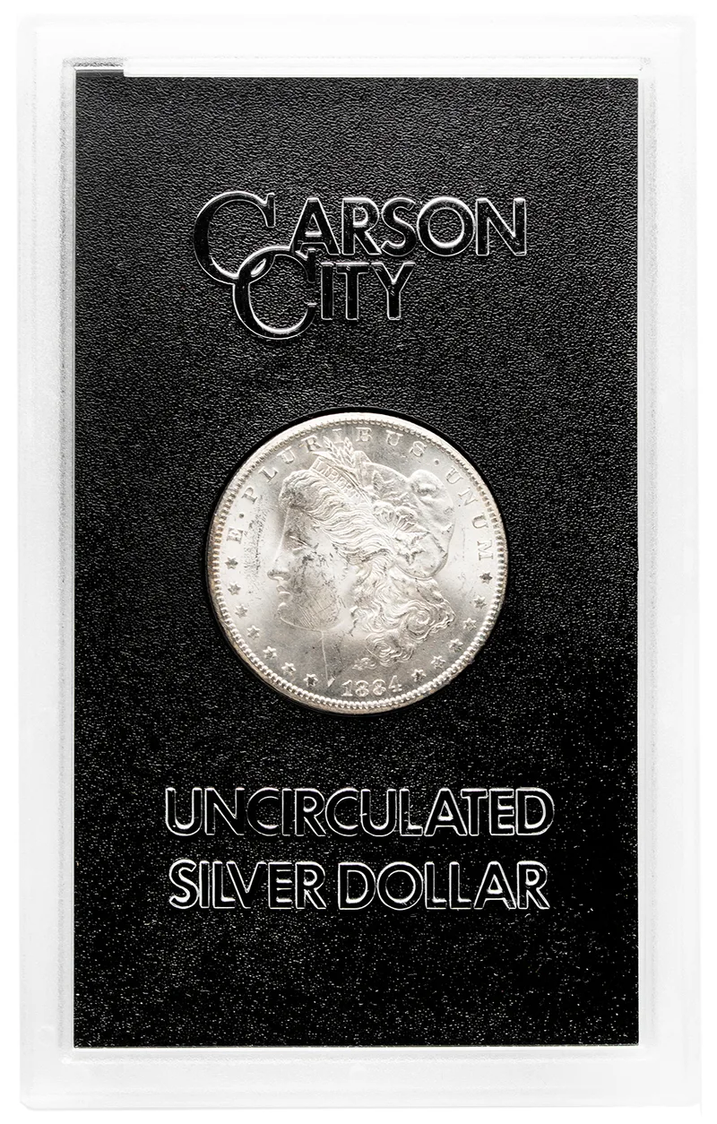 1884-CC GSA Morgan Dollar w/Box & COA — Silver bullion from Standard Bullion