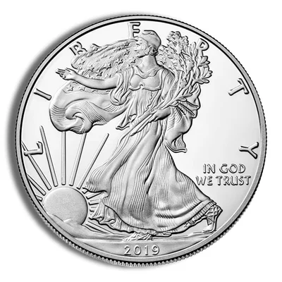 2019-S Proof Silver Eagle with Box & COA — reverse view