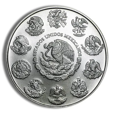 2000 1 oz Silver Mexican Libertad - BU — reverse view