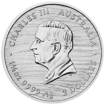 2024 1.5 oz Australian Hourglass Dolphin Silver Coin — Silver bullion from Standard Bullion