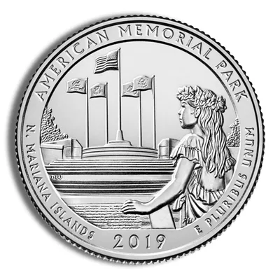2019 5 oz ATB American Memorial Park Silver Coin NGC MS69PL — packaging view