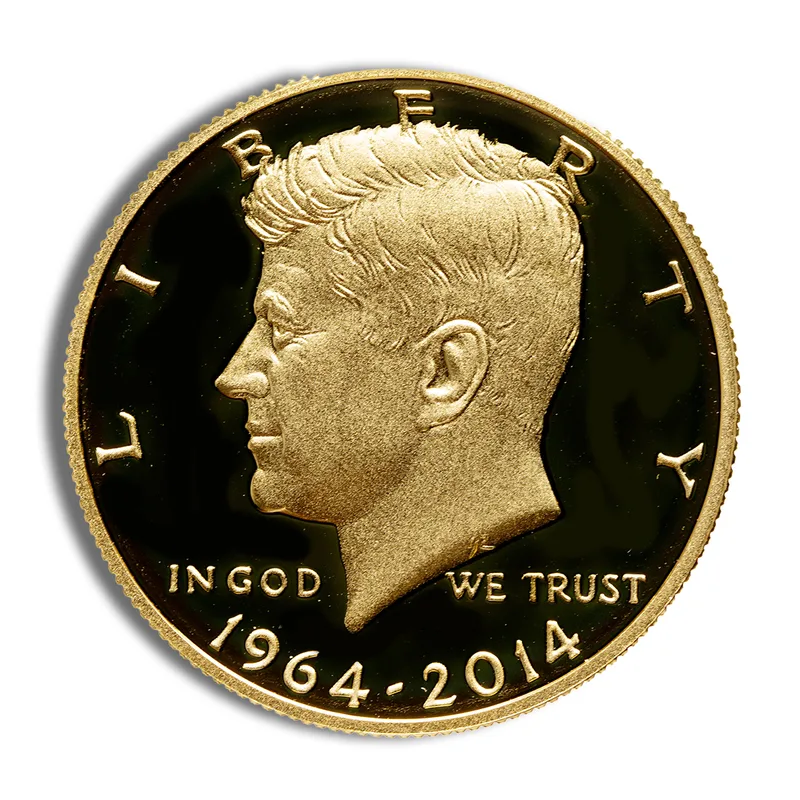 2014-W 3/4 oz JFK Half Dollar Gold Coin (Box & COA) — Gold bullion from Standard Bullion
