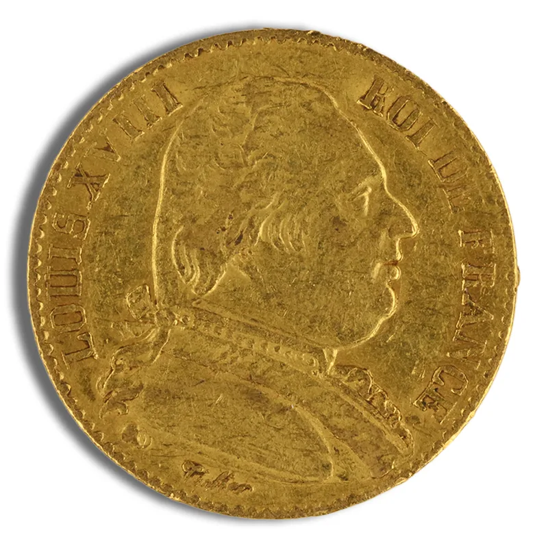 France Gold 20 Francs - Louis XVIII (1814-1815) — Gold bullion from Standard Bullion
