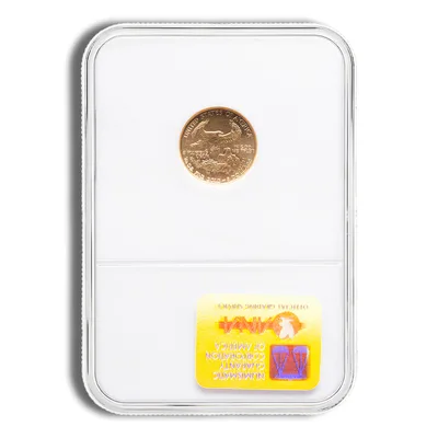 1988 1/10 oz Gold Eagle $5 NGC MS69 — reverse view