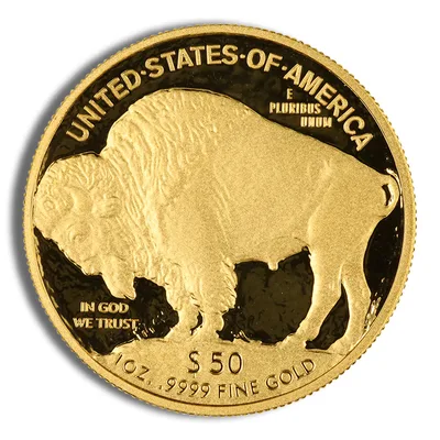 2008-W 1 oz Proof Gold Buffalo (w/Box & COA) — packaging view