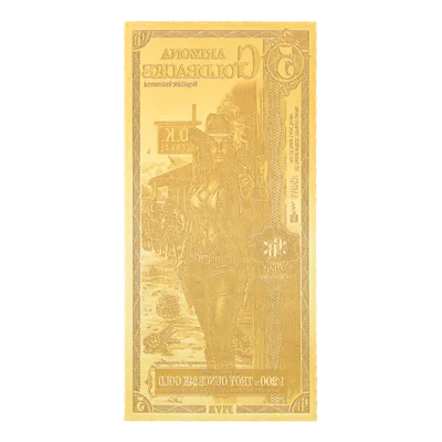 Arizona 5 Goldback — reverse view