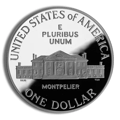 1993-S <body> Bill of Rights, Madison Silver Commem - Proof — reverse view