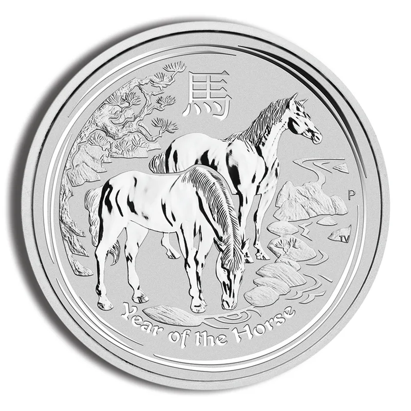 2014 1 oz Australia Silver Lunar Horse BU - Series II — Silver bullion from Standard Bullion