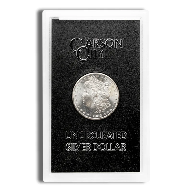 1880-CC GSA Morgan Dollar w/Box & COA — Silver bullion from Standard Bullion