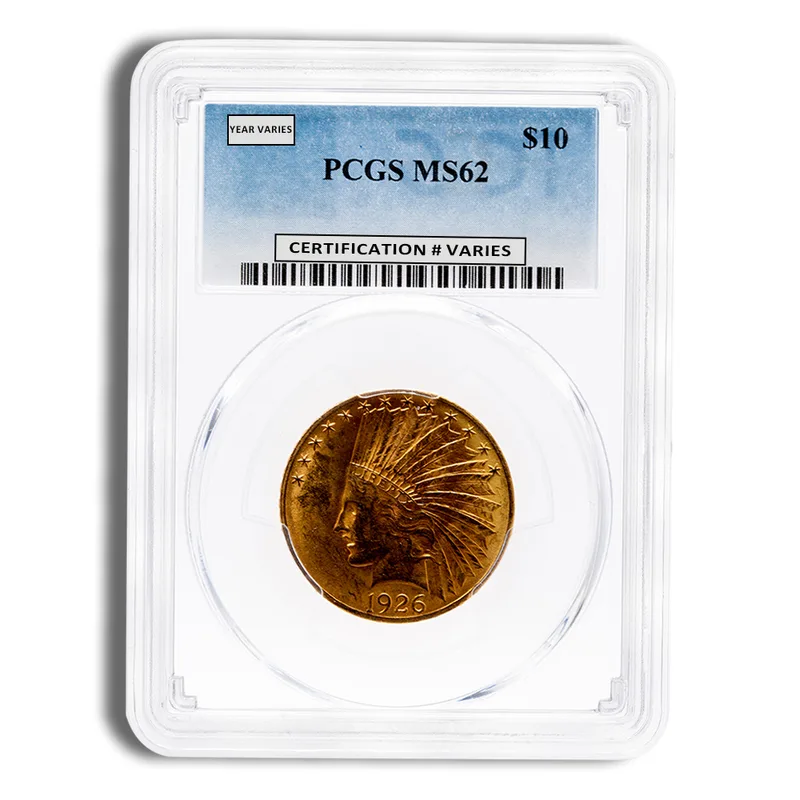 <body>0 Gold Indian Eagle - PCGS MS62 — Gold bullion from Standard Bullion