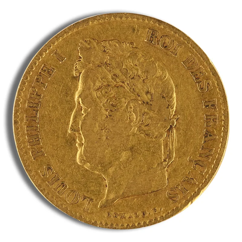 France Gold 40 Francs - Louis Philippe I (1831-1838) — Gold bullion from Standard Bullion