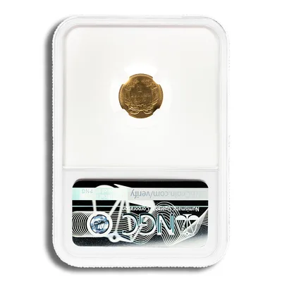 <body> Gold Indian Type 3 - NGC MS61 — reverse view