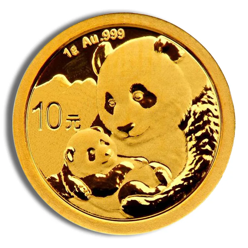 1 gram China Gold Panda - BU - Sealed (Year Varies) — Gold bullion from Standard Bullion
