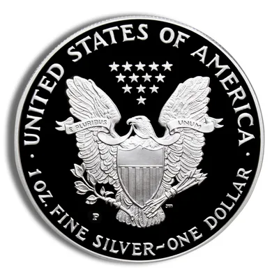 1998-P Proof Silver Eagle with Box & COA — packaging view