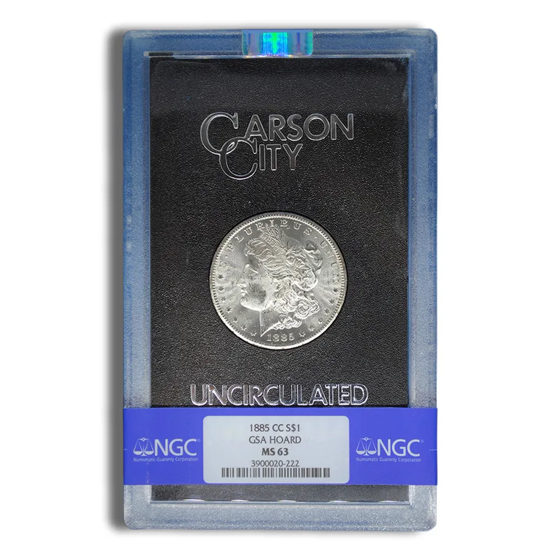 1885-CC GSA Morgan Dollar - NGC MS63 — Silver bullion from Standard Bullion