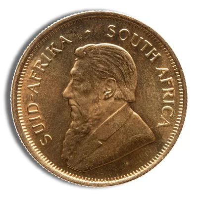1/4 oz Gold Krugerrand (Year Varies) — reverse view