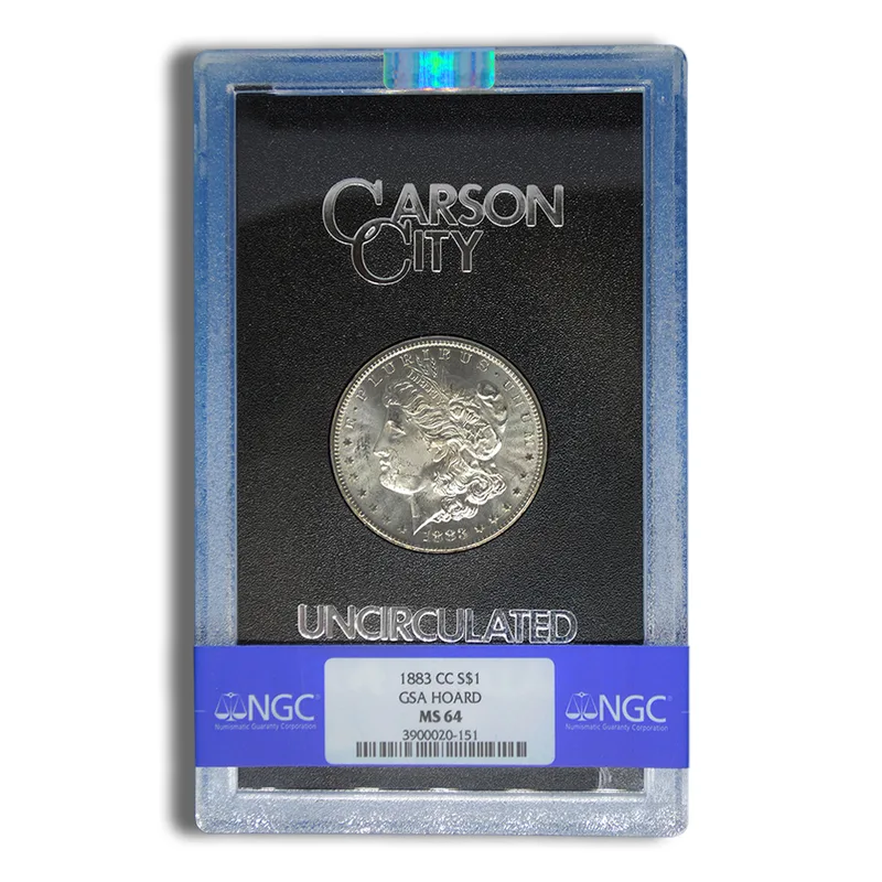 1883-CC GSA Morgan Dollar - NGC MS64 — Silver bullion from Standard Bullion