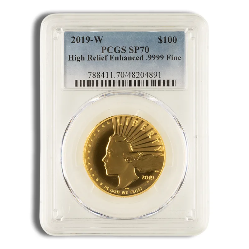 2019-W American Liberty High Relief Gold Coin PCGS SP70 — Gold bullion from Standard Bullion