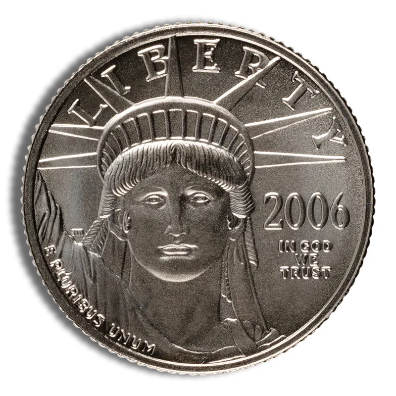 2006-W 1/10 oz Burnished Platinum Eagle <body>0 (Cap Only) — Platinum bullion from Standard Bullion
