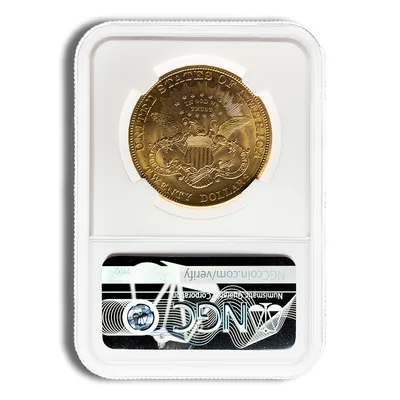$20 Gold Liberty Double Eagle - NGC MS64 — reverse view