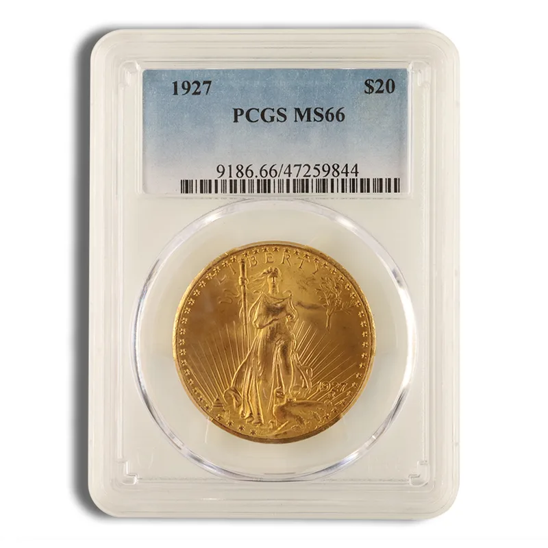 $20 Gold Saint-Gaudens Double Eagle - PCGS MS66 — Gold bullion from Standard Bullion