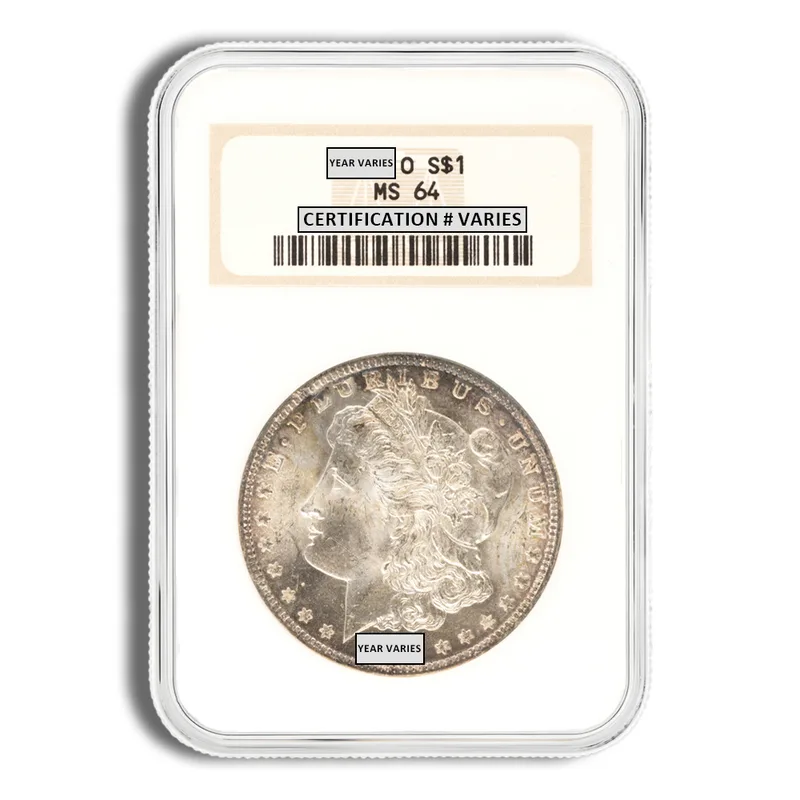 Pre-1921 Morgan Dollar - NGC MS64 (Toned) — Silver bullion from Standard Bullion